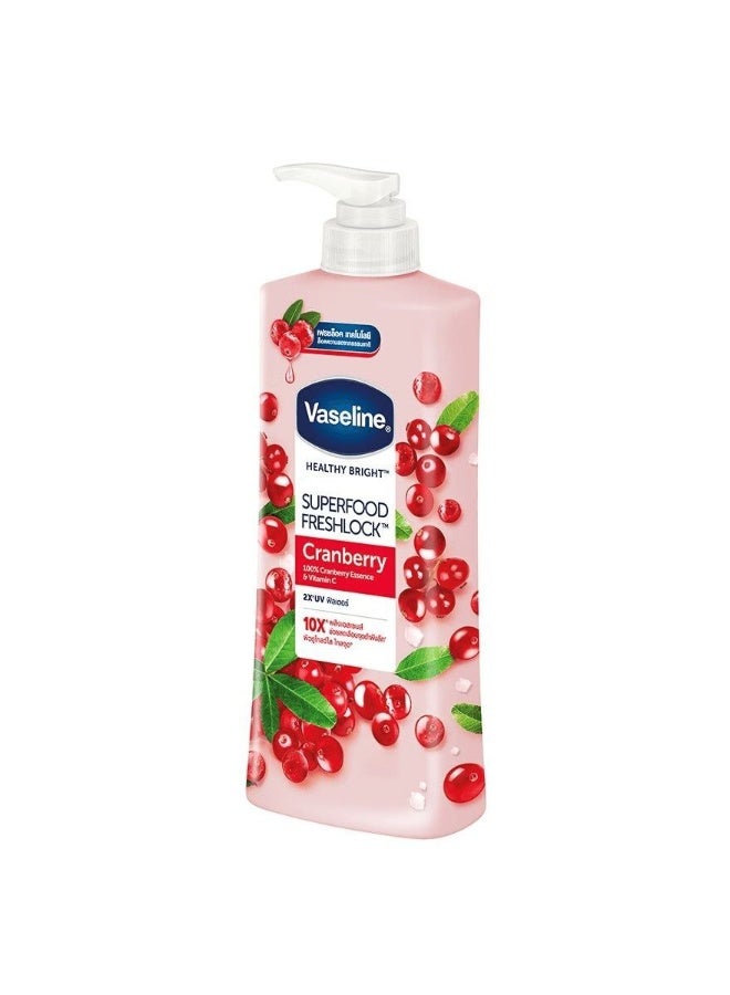 Vaseline Superfood Freshlock Cranberry Lotion 320ml - Image 2